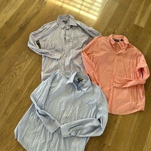3 dress shirts - men